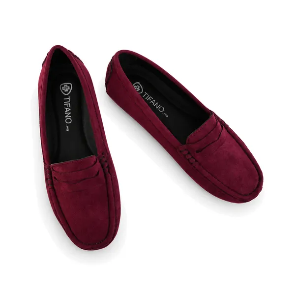 Mocassin pour femme M2023 M2023 bordeaux daim  miniature