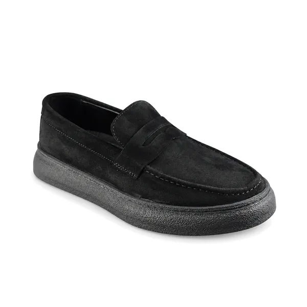 CHAUSSURE HOMME CONFORT+ 09-2 noir daim miniature