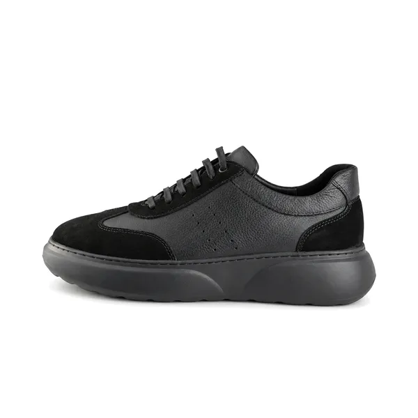 Basket pour homme 171-2 noir cuir   miniature