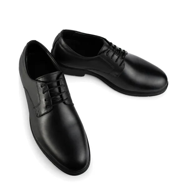 CHAUSSURE HOMME 032-3 NOIR CUIR   miniature