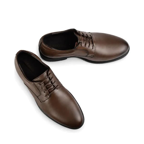 Chaussure homme 032-3 marron cuir  miniature