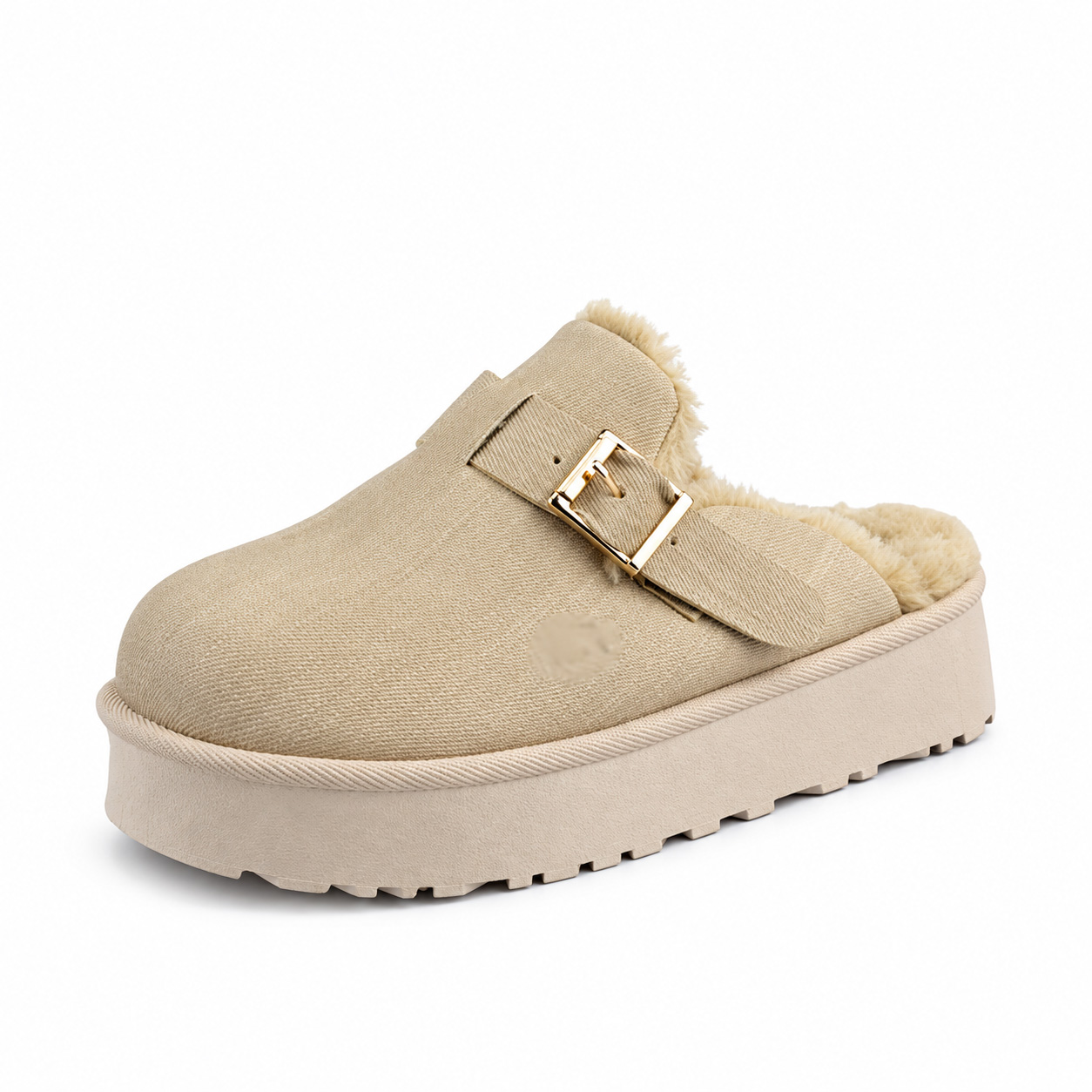 pantoufle compensÃ©e pour femme  0190 beige ..........    sabots femme Maroc