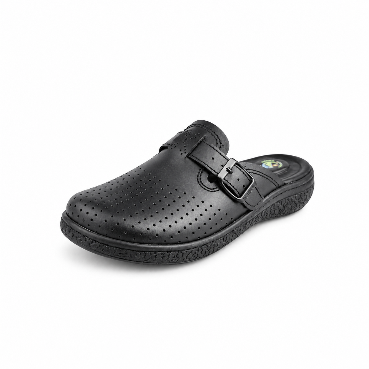 Sabot medicale pour femme 03 noir cuir ........... sabots femme Maroc