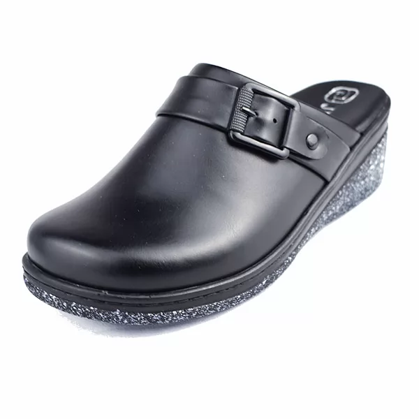 Sabots Orthopédiques Cuir ESTRO CDL07 - Sabots Bois Homme/Femme, Semelle Antidérapante, Confort Toute Journée