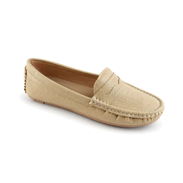 Mocassin pour femme M2023-1 beige  ........... 