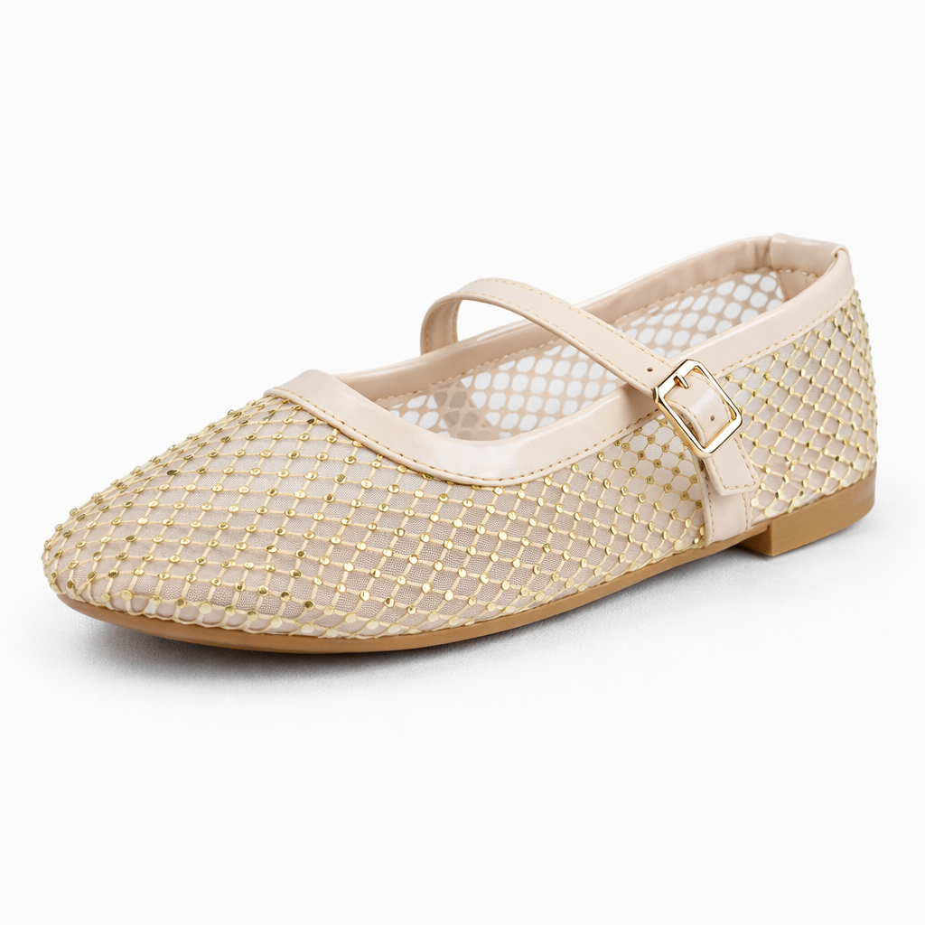 Ballerine pour femme 1001-5 beige  Mocassins femme Maroc