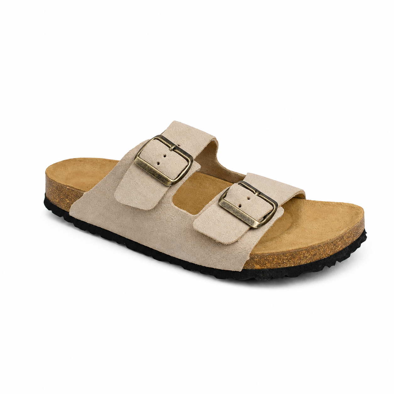 Sandale pour homme s030-1 beige daim.  Sandales homme Maroc