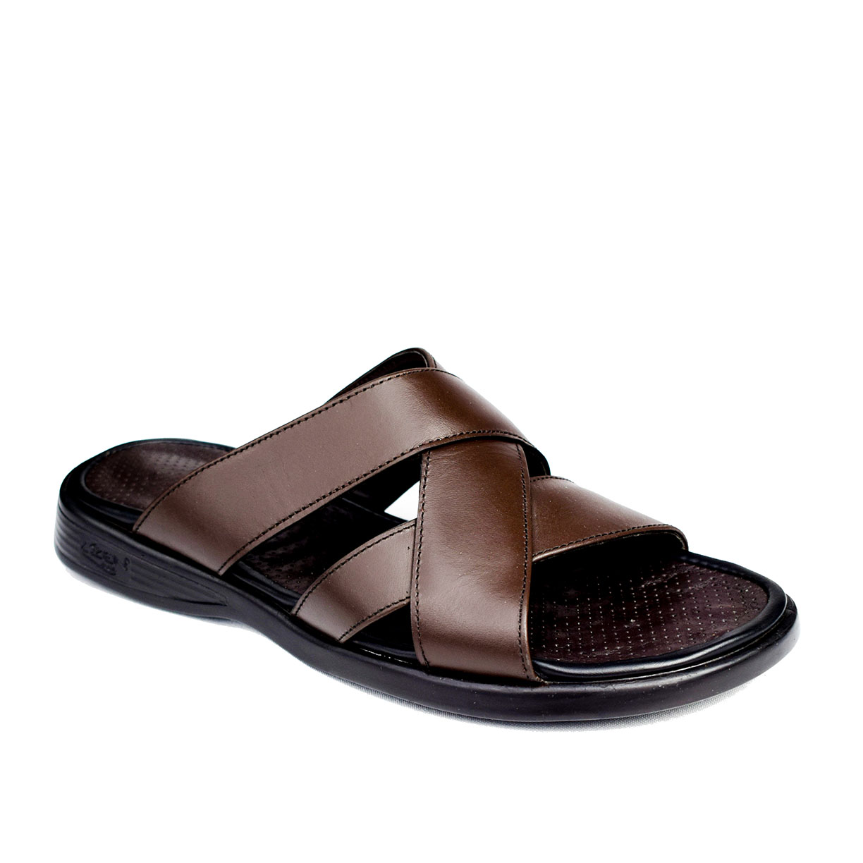 Sandale pour homme 216 marron cuir  Sandales homme Maroc