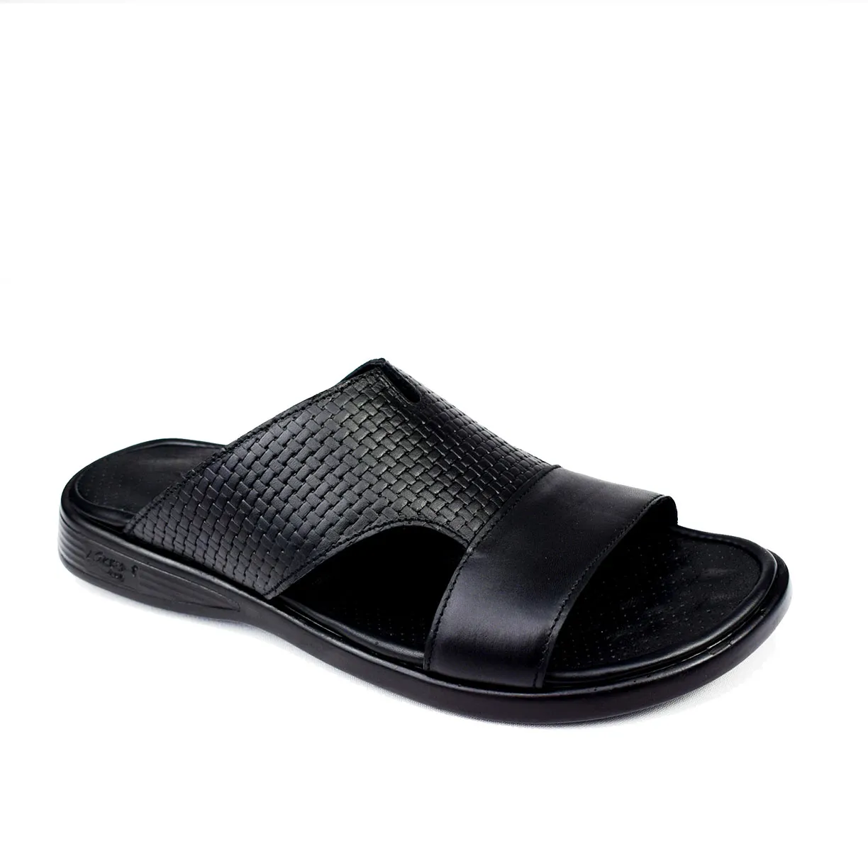 Sandale pour homme HR noir cuir