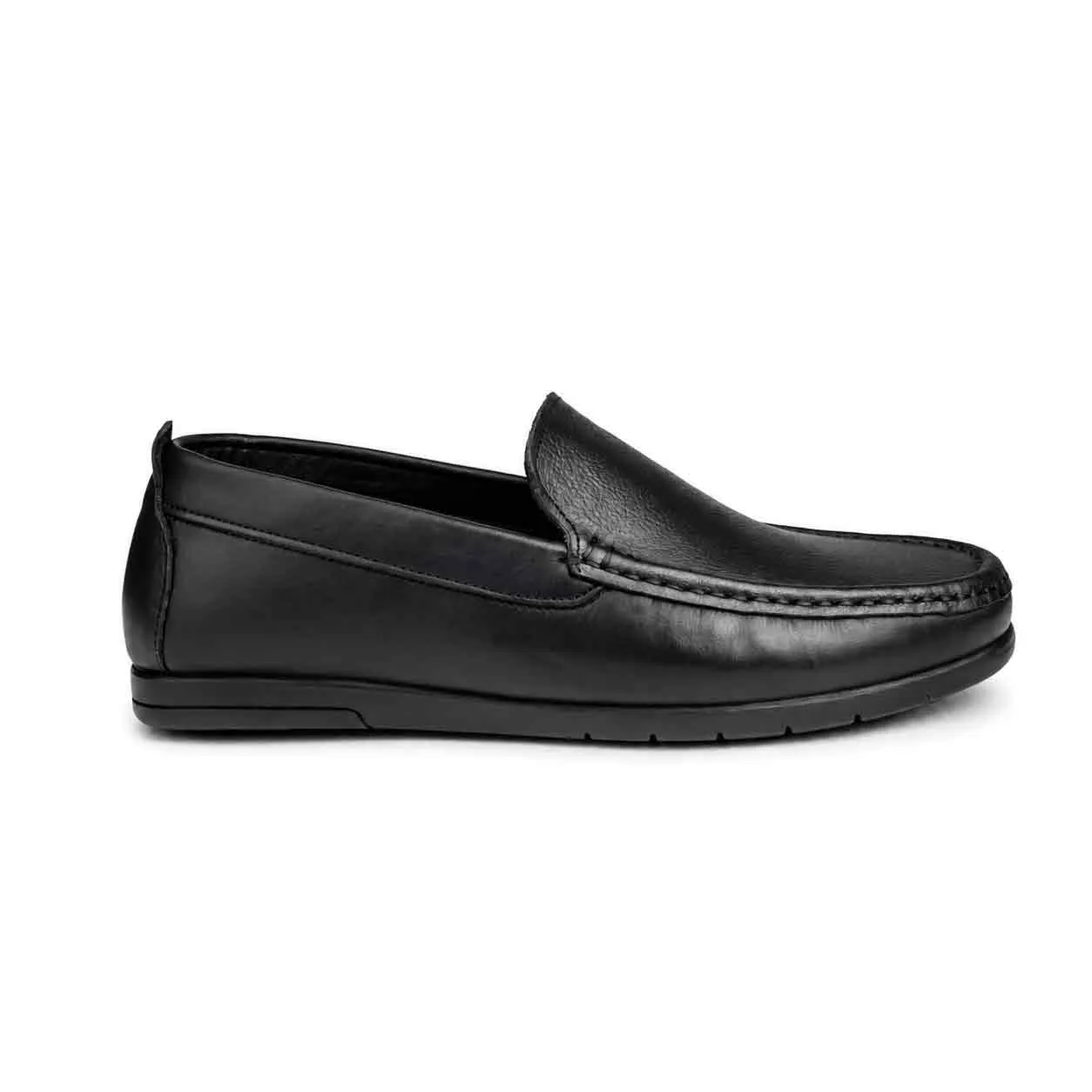 Mocassin pour homme 009 noir cuir 