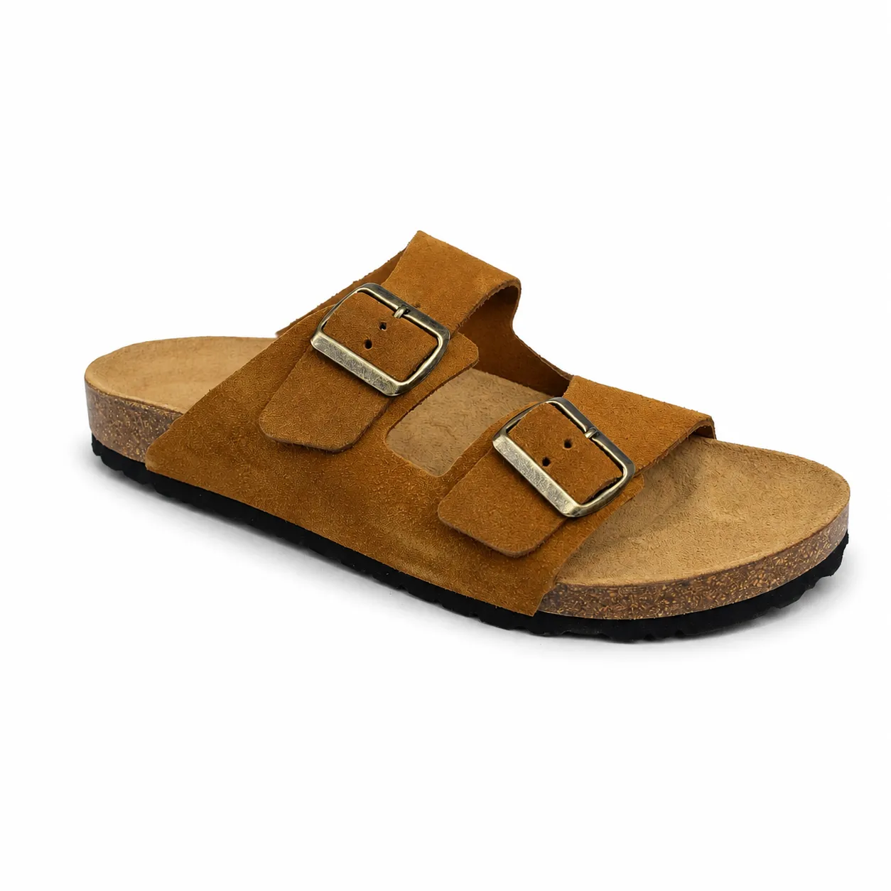 Sandale pour homme s030-1 tabac daim. 