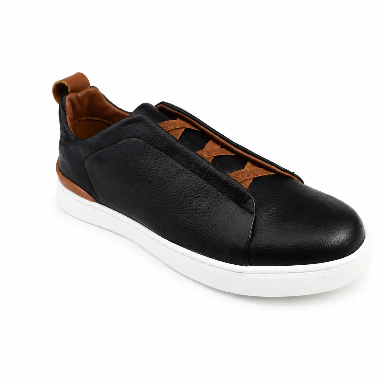 Basket espadrille pour homme 060 noir cuir
