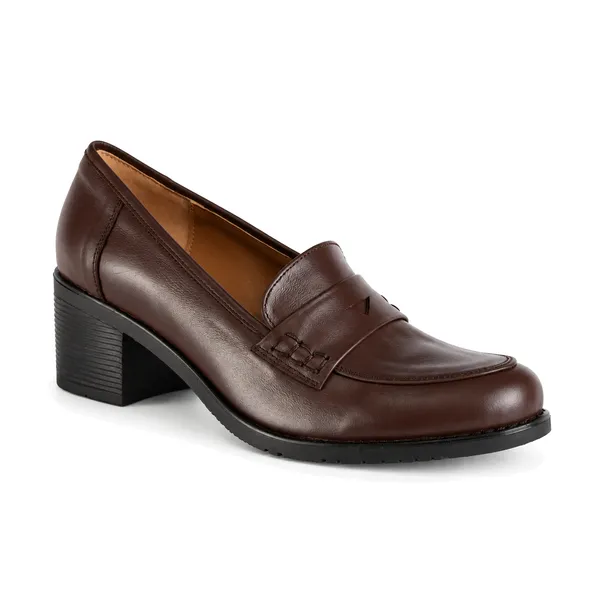 Chaussure pour femme CF013 cuir marron