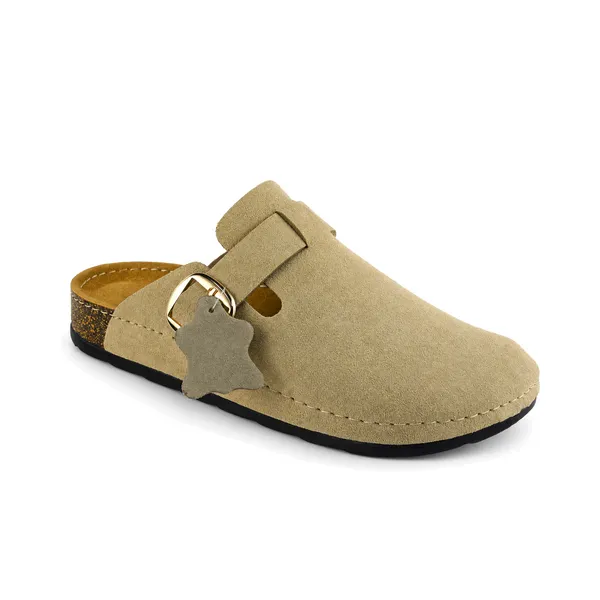 Sabot pour femme 700-1 beige daim