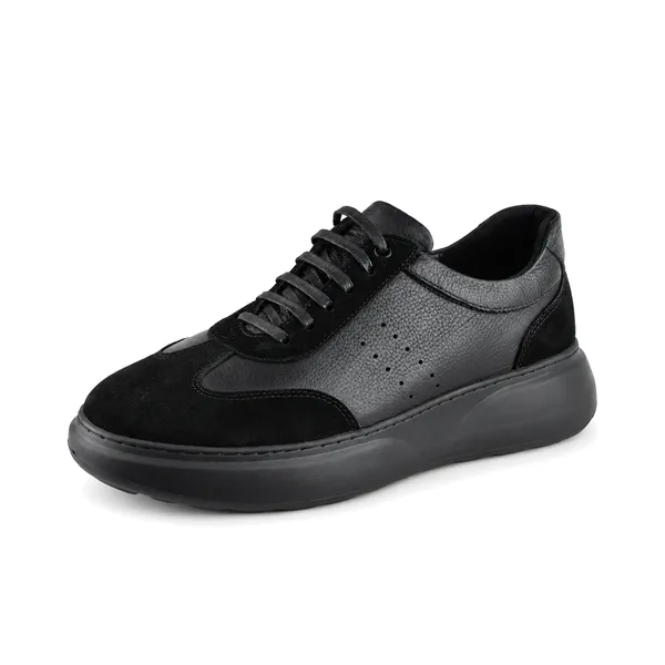 Basket pour homme 171-2 noir cuir  