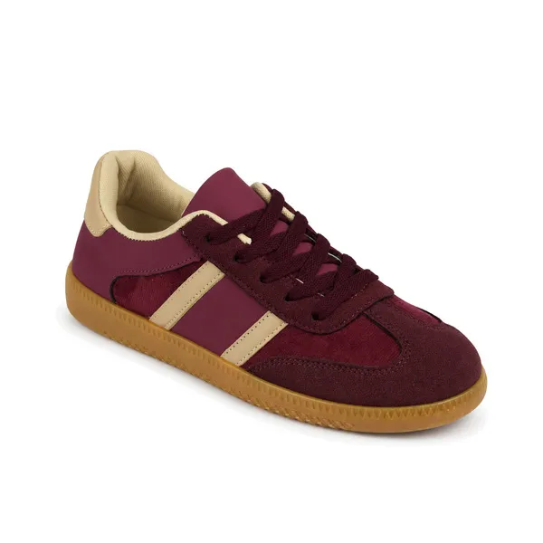 Basket sneakers pour femme k-1 bordeaux